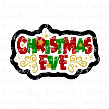 Load image into Gallery viewer, Christmas Eve Word Stencil