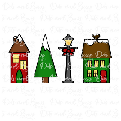 Christmas Village Set Cutters