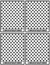 Load image into Gallery viewer, Congratulations Graduation Card 4x5 - Dots and Bows Designs