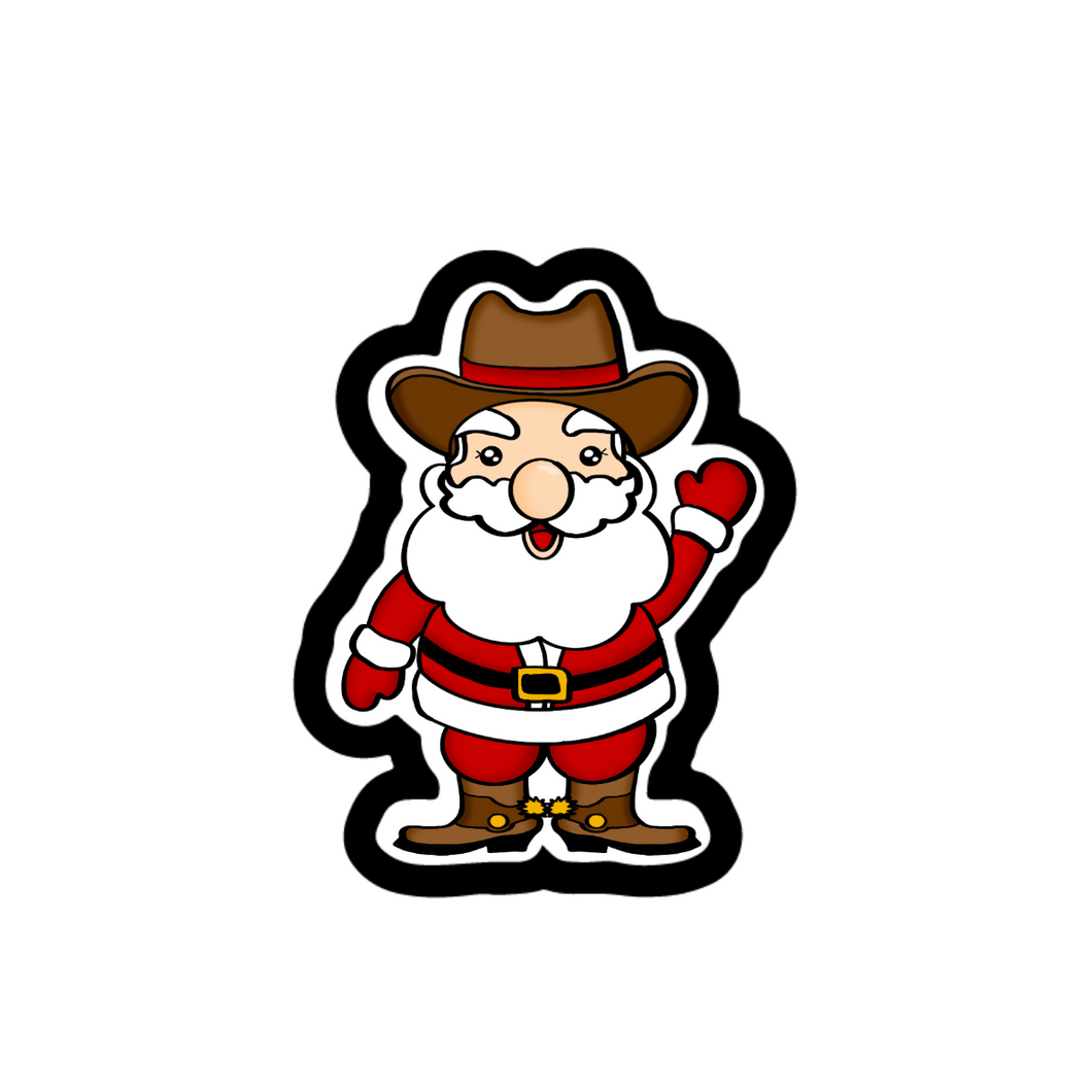 Cowboy Santa Cutter