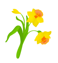 Load image into Gallery viewer, Daffodil Cutter - Dots and Bows Designs