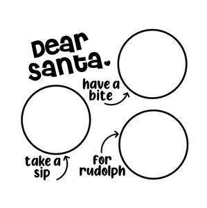 Dear Santa Board Cutter/Stencil Set