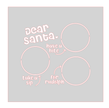 Load image into Gallery viewer, Dear Santa Board Cutter/Stencil Set