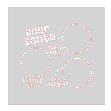 Dear Santa Stencil Digital Download