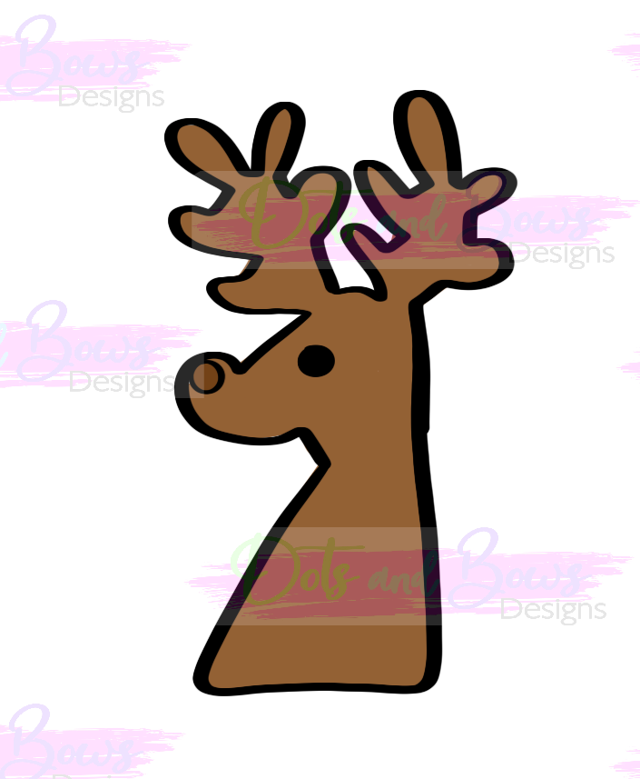 Deer Cutter - Dots and Bows Designs
