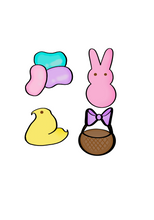 Load image into Gallery viewer, Easter Minis Cutter Set - Dots and Bows Designs