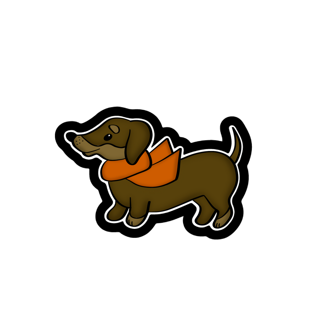 Fall Wiener Dog Cutter