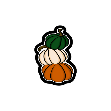 Funky Stacked Pumpkins Cutter