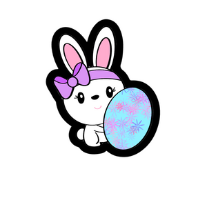 Girl Bunny w Egg 2021 Cutter
