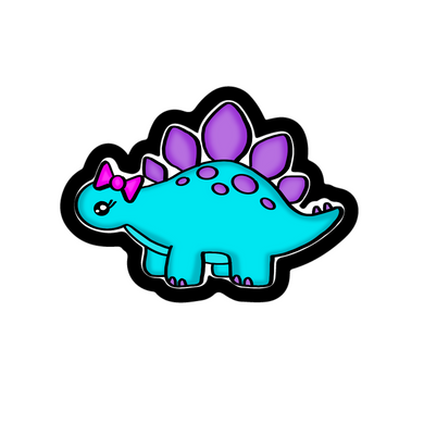 Girly Stegosaurus Cutter