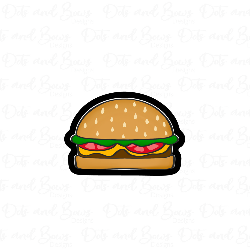 Hamburger Cutter - Dots and Bows Designs