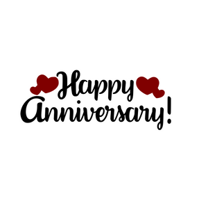 Happy Anniversary Lettering Stencil Digital Download – Dots and Bows ...