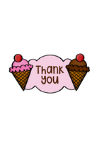 Load image into Gallery viewer, Ice Cream Cone Plaque Cutter - Dots and Bows Designs