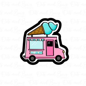 Ice Cream Truck Cutter - Dots and Bows Designs
