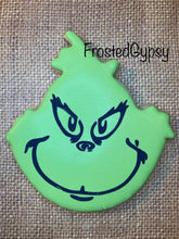 Load image into Gallery viewer, Green Meanie Face Stencil