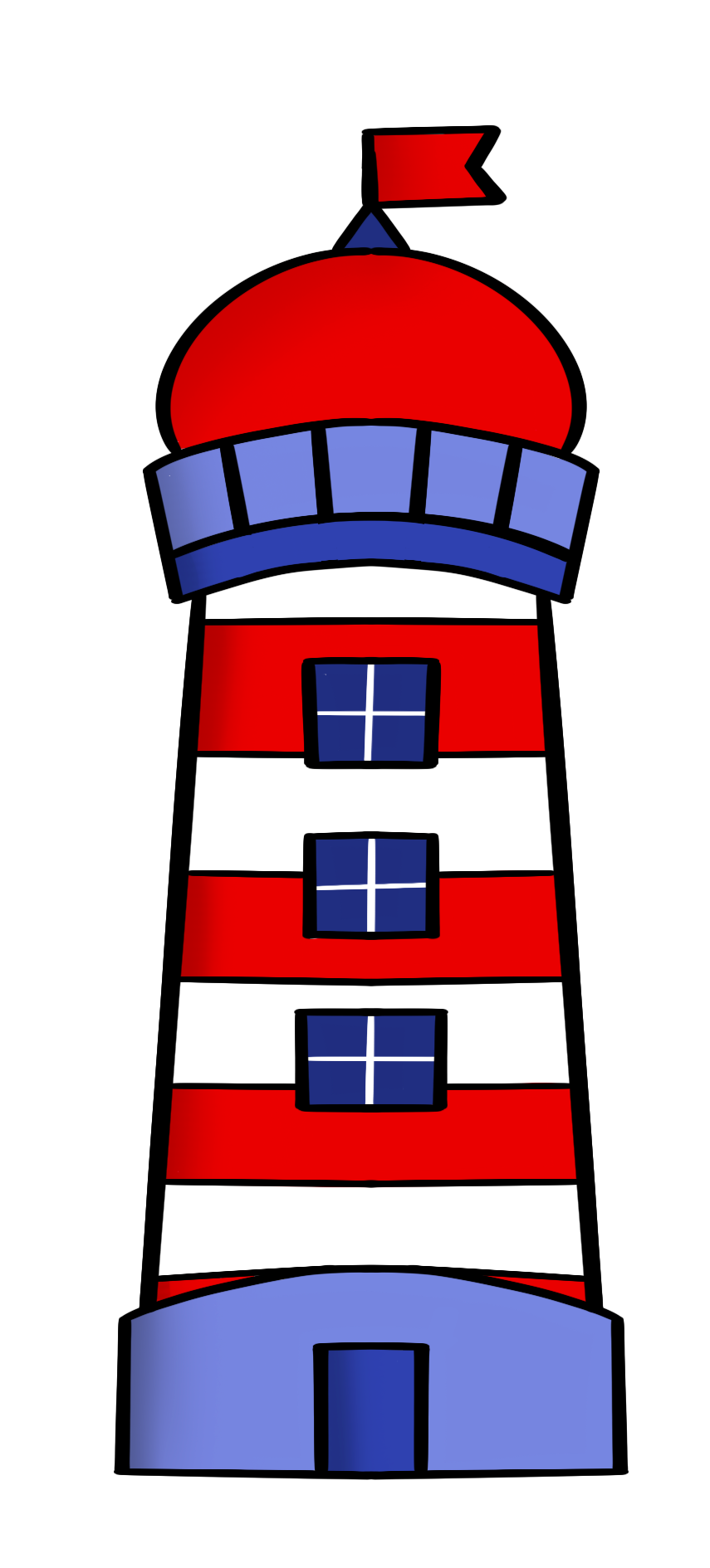 Lighthouse Cutter - Dots and Bows Designs