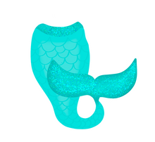 Load image into Gallery viewer, Mermaid Tail Cutter - Dots and Bows Designs