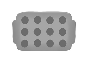 Muffin Tin/Baking Sheet Cutter - Dots and Bows Designs