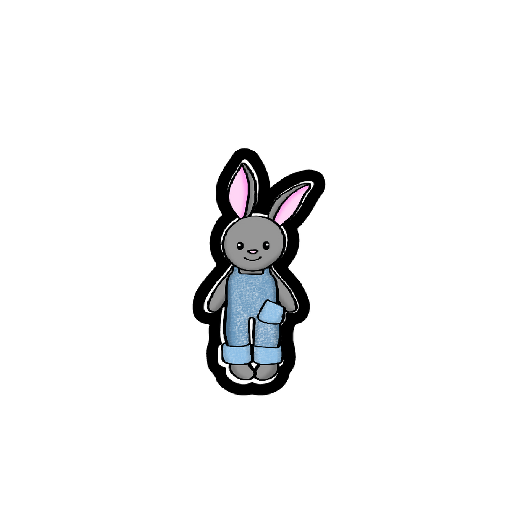 Overalls Ragdoll Bunny Cutter