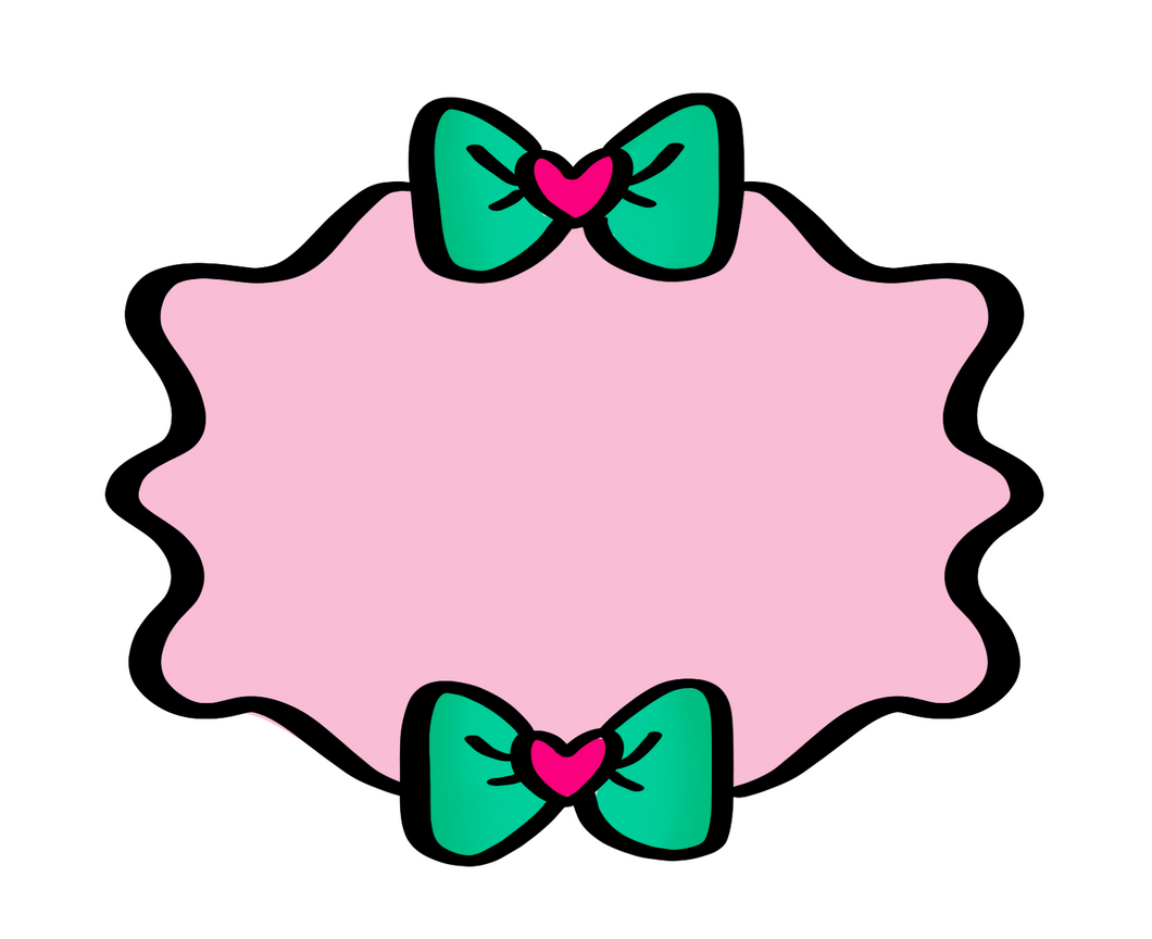 Princess Plaque Cutter - Dots and Bows Designs