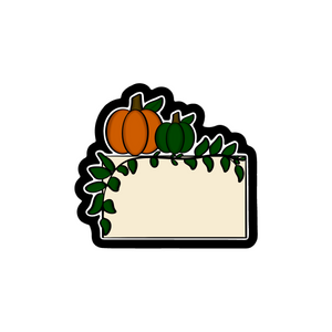 Pumpkin Vine Plaque Cutter