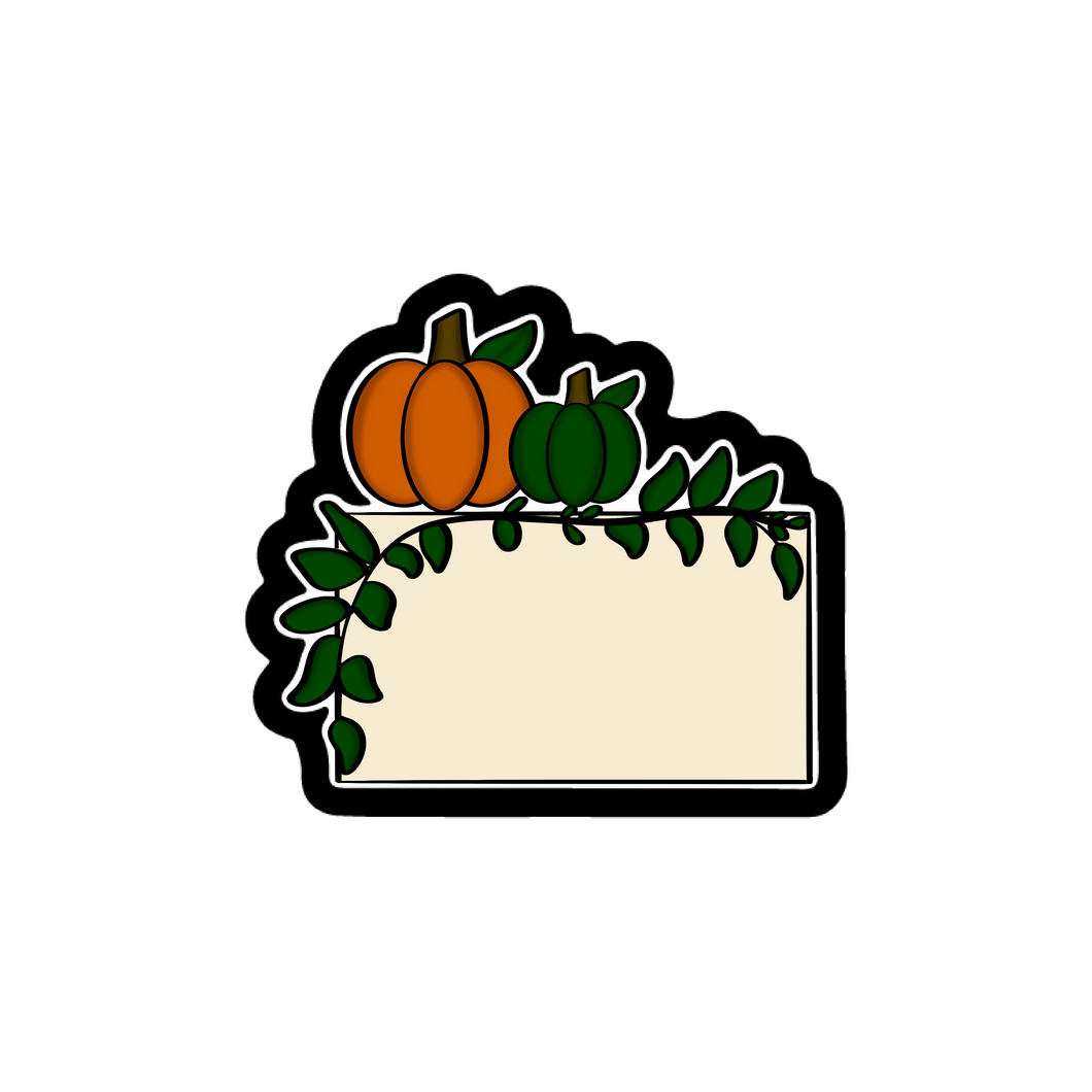 Pumpkin Vine Plaque Cutter