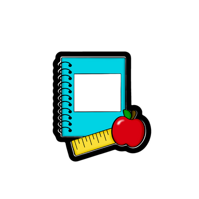 Ruler and Apple Notebook STL Cutter File