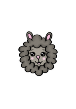 Load image into Gallery viewer, Sheep Head Cutter - Dots and Bows Designs