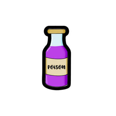 Tall Poison Bottle 2 Cutter