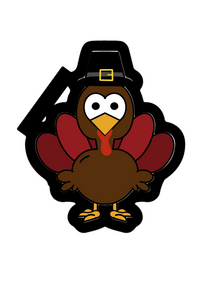 Tom Turkey Cutter - Dots and Bows Designs