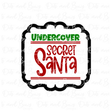 Load image into Gallery viewer, Undercover Secret Santa Stencil