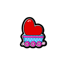 Load image into Gallery viewer, Valentine Train Cutter Set