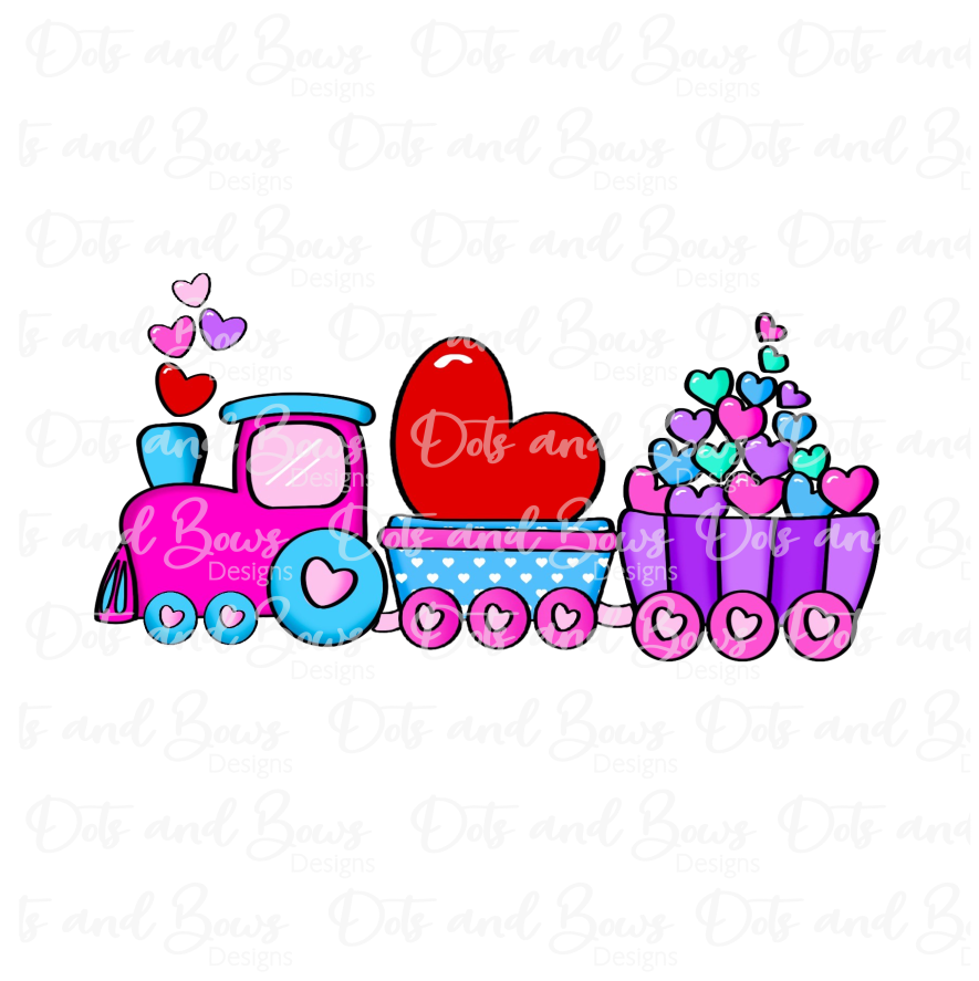 Valentine Train Cutter Set