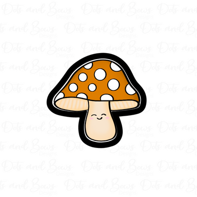 Wide Mushroom STL Cutter File - Dots and Bows Designs