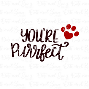 You're Purrfect 2-piece Stencil